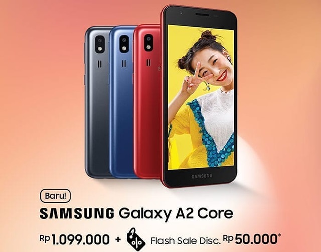  Samsung  Galaxy  A2  Core  Resmi Dijual di Indonesia Harga  Rp1 