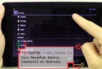 Cara Menambah Bahasa Indonesia di Android