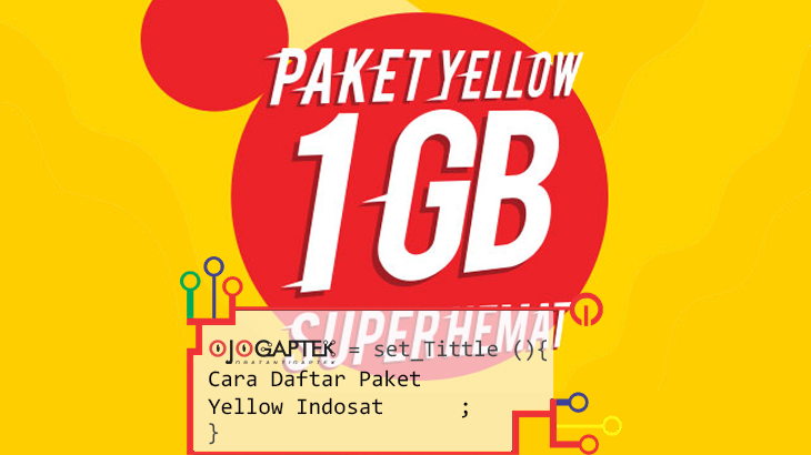 Cara Daftar Paket Yellow Indosat