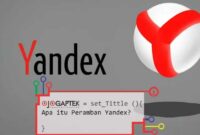 Apa itu Peramban Yandex