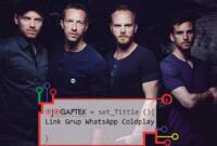 Link Grup WhatsApp Coldplay