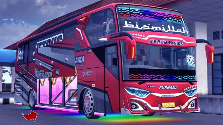 Mod Bussid Bus Mewah Full Aksesoris